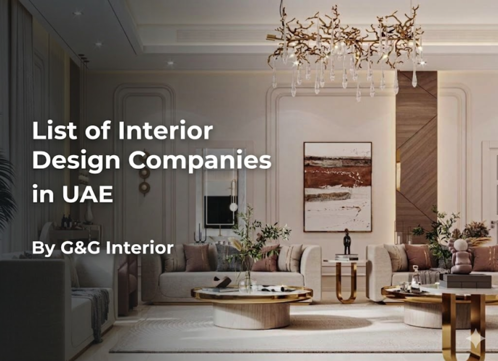List of Interior Design Companies in UAE